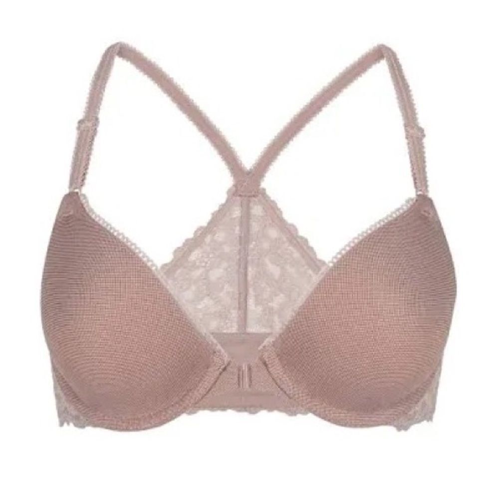 B.TEMPT'D BY WACOAL b. Charming Lace Bra 953332 Antler Color  size 32 C